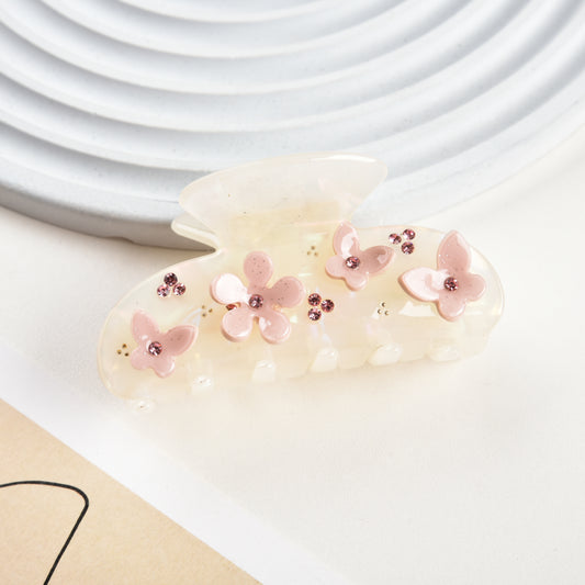 FLOWER GIRL CLAW CLIP IN LYCHEE